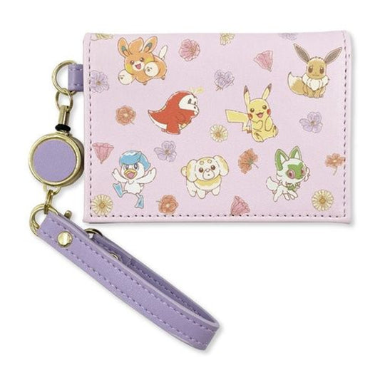 Pokemon Center Bi-Fold Pass Case Holder (Flower)